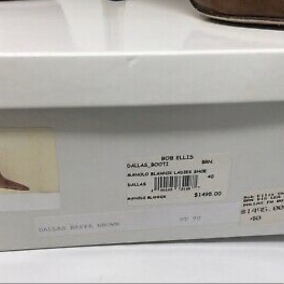 NWB Manolo Blahnik patchwork boots - Picture 8 of 8